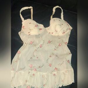 Soft Pink Embroidered lingerie